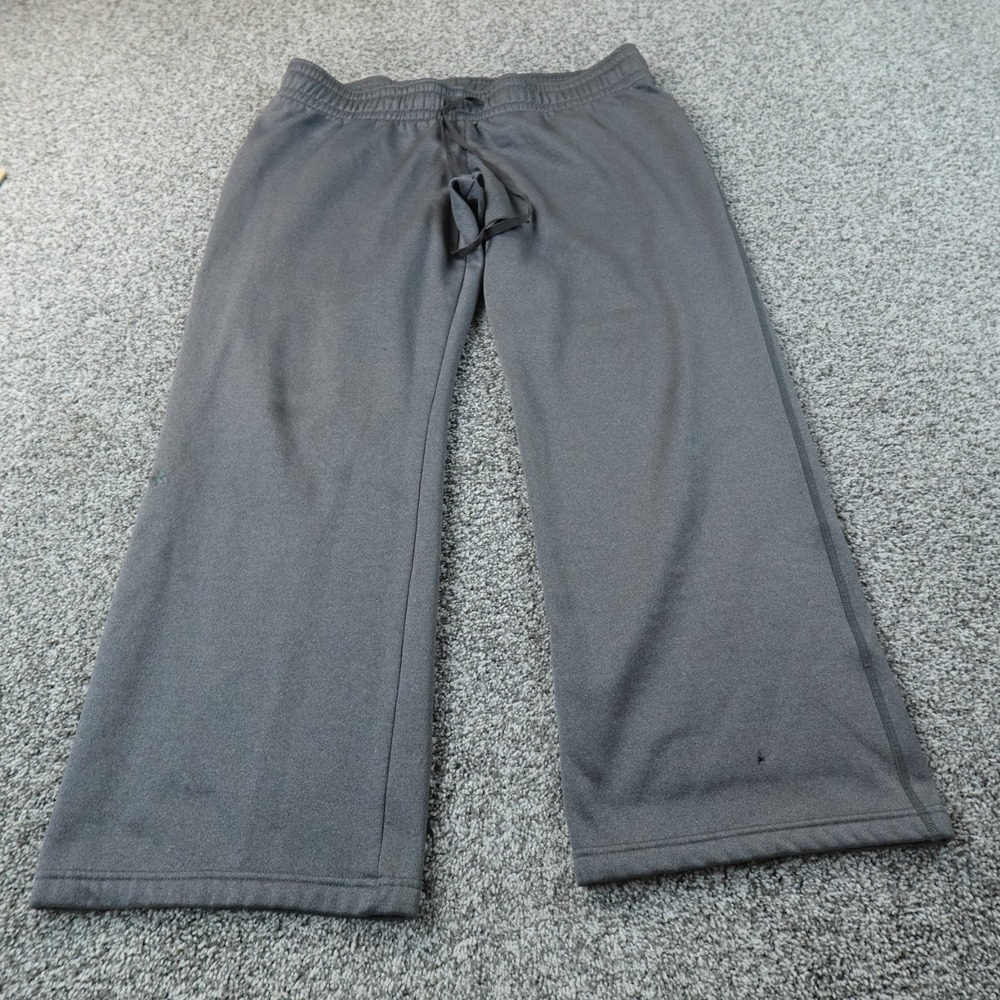 Under Armour Pants Mens 2XL Gray Baggy Drawstring Jogger Sweatpants Workout Gym